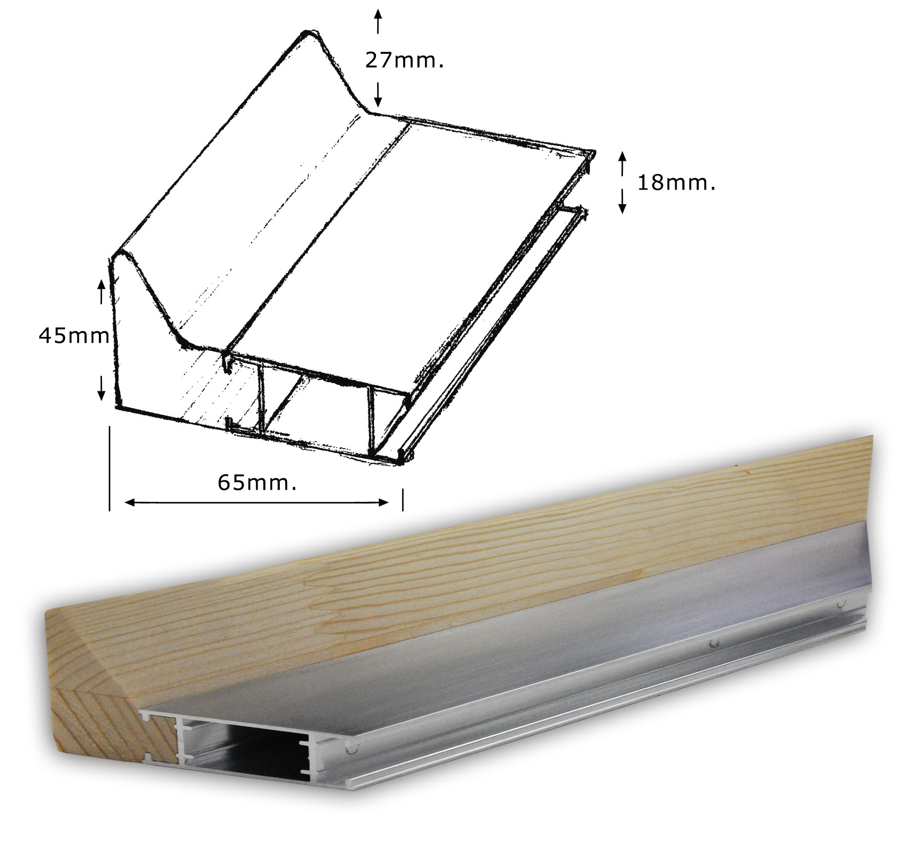 Museo 45mm Aluminium Stretcher Bars Stretcher Bars and Canvas
