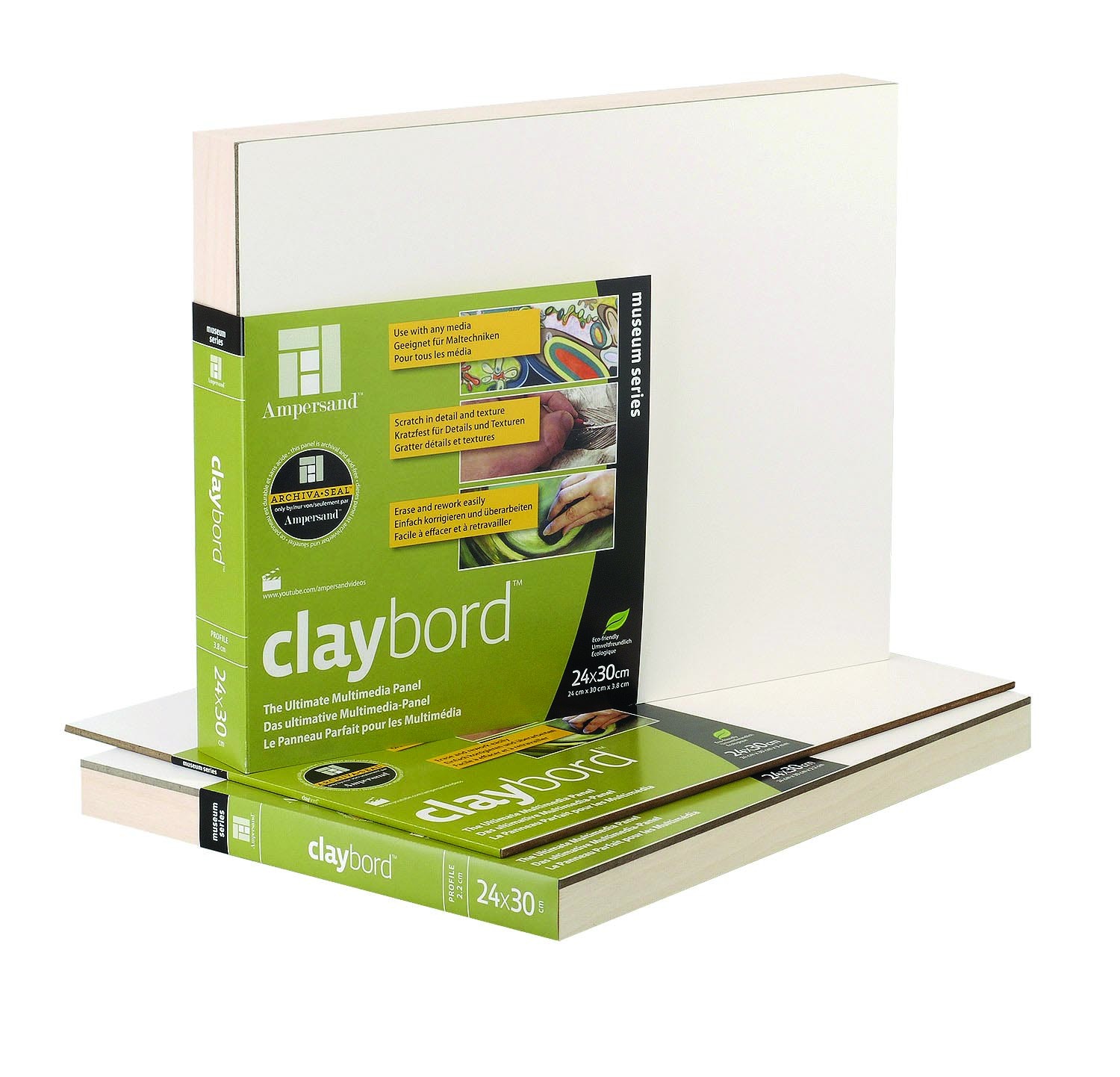 Ampersand Clayboard Gesso Boards & Ampersand Panels Stretcher Bars