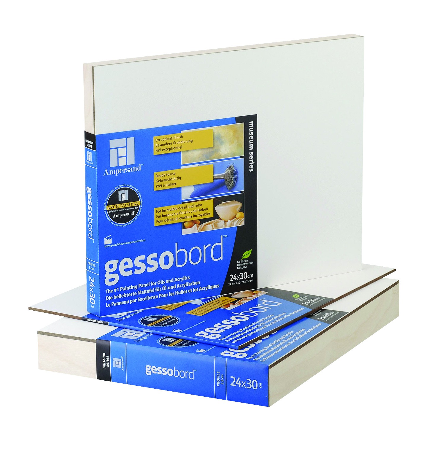 Ampersand Gessoboard Gesso Boards & Ampersand Panels Stretcher Bars