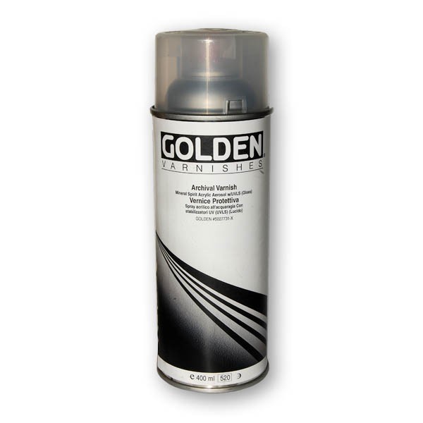 Golden MSA Archival Varnish Spray Varnishes Primers, Mediums