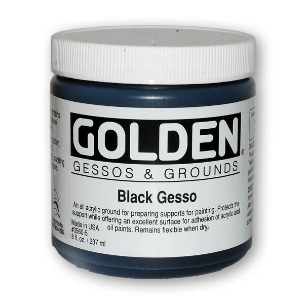 Golden Acrylic Black Gesso