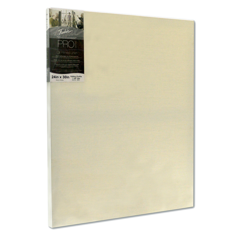 Fredrix Pro Series Oil Primed Linen PreStretched Canvas Stretcher