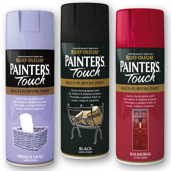 Rust-Oleum Painters Touch Multi-Purpose Paint 400ml Spray-Gloss-Purple