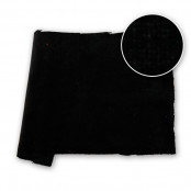 Cotton Velvet Velour DFR Black 48 in / 122 cm