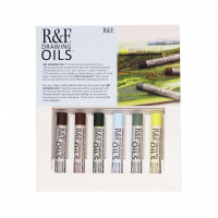 R and F Drawing Oils 12ml x 6 Landscape Color Set