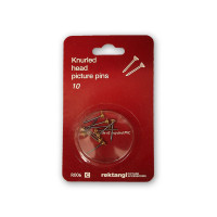 Recktangle Picture Pins Hanging Pack of 10