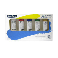 Schmincke Akademie Acrylic Set 5 x 60ml Tubes 76723