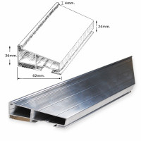 Aluminium 36 mm Conservation Bars